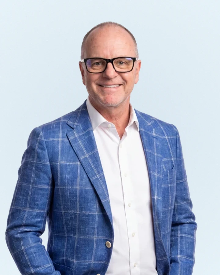 Kevin Donnelly, Chief Development Officer of PathOne Data Centers, in a blue jacket